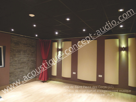 conception construction studio acoustique concept audio